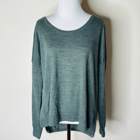 Madewel Green South Star Merino Wool Sweater - Picture 1 of 7